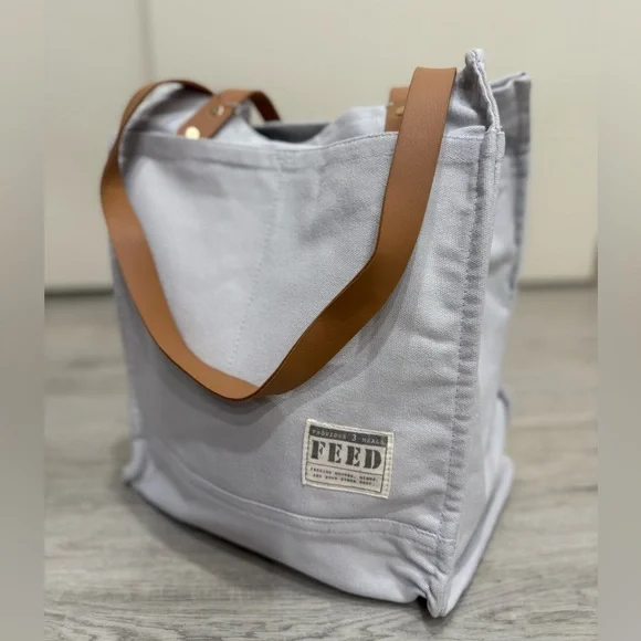 Feed Bags Feed Projects Canvas Market Tote Bag Poshmark1